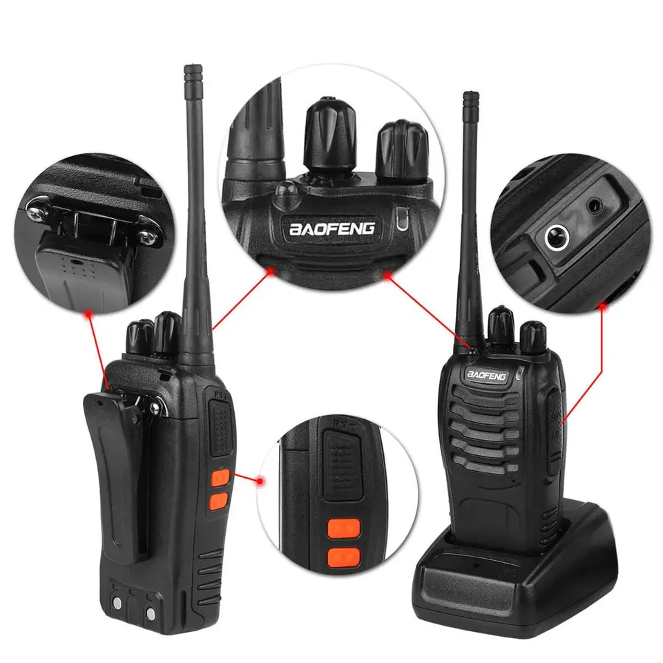 BF Baofeng 888 two-way walkie-talkie kids toy walkie-talkie bluetooth walkie-talkie