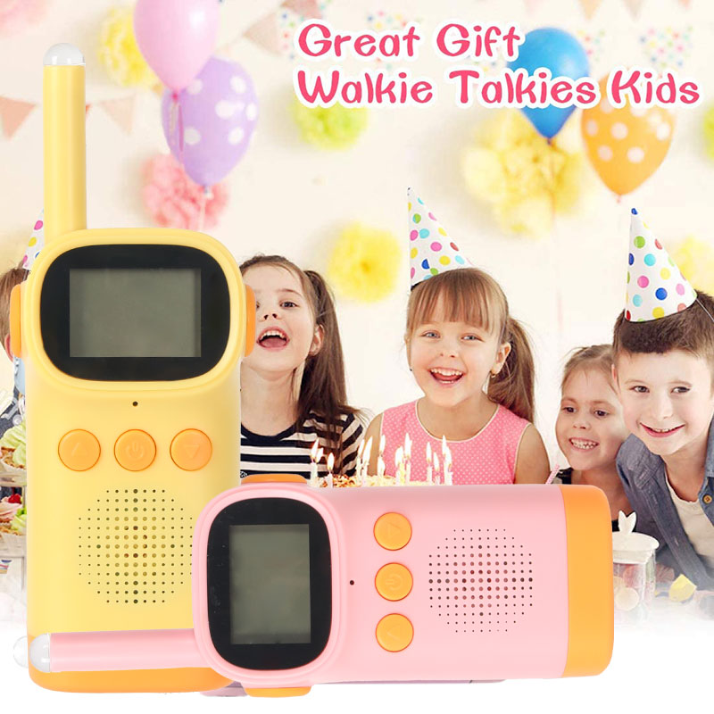 2PCS Spy Gadgets Baby Radio Phone 3km Range Toy Walkie Talkie For Children Kids Long Range Birthday Christmas Gift