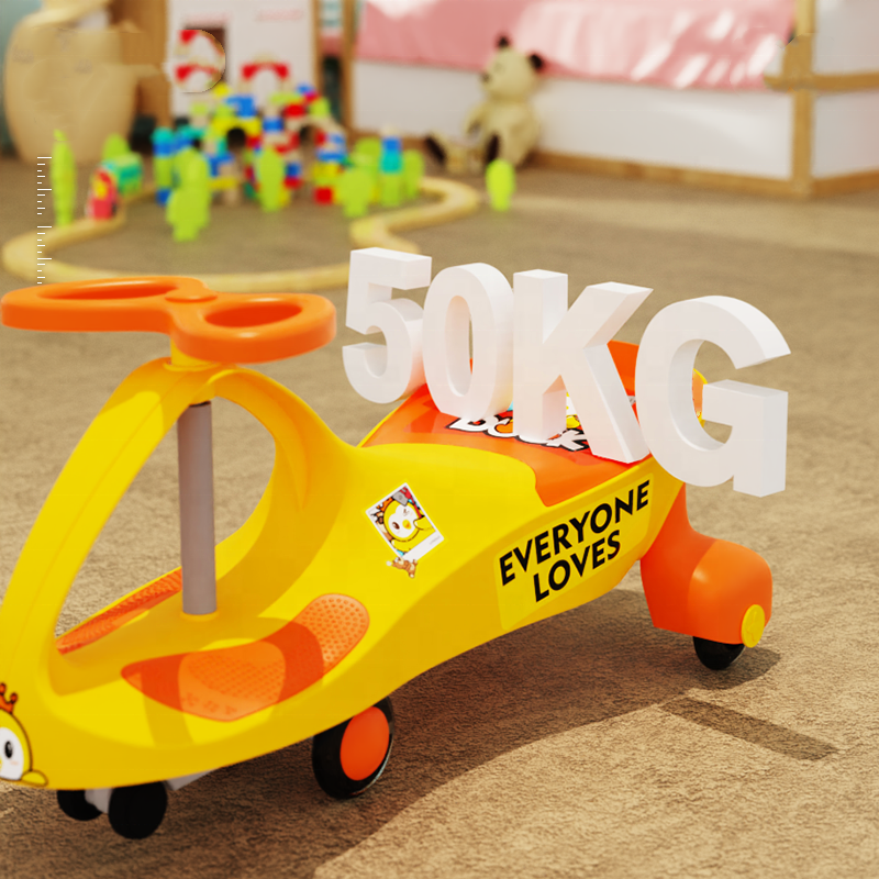  cheap Kids Wiggle Swing Car  Ride On Swivel Scooter Gyro Twist &Go Kids Wiggle Car