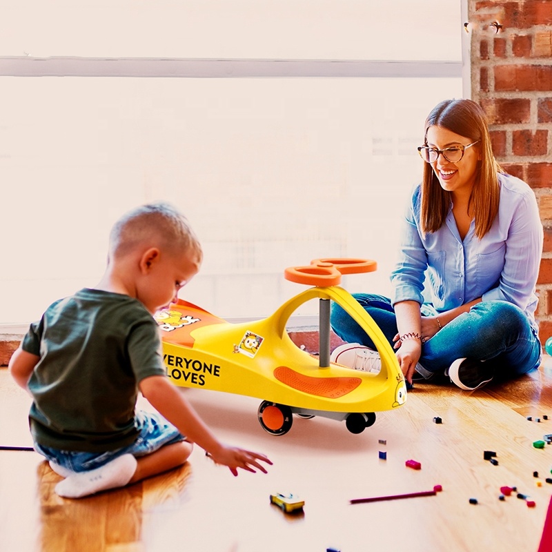  cheap Kids Wiggle Swing Car  Ride On Swivel Scooter Gyro Twist &Go Kids Wiggle Car