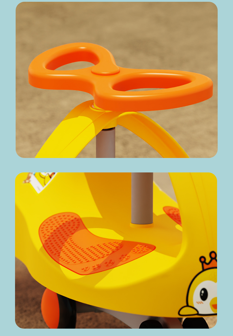  cheap Kids Wiggle Swing Car  Ride On Swivel Scooter Gyro Twist &Go Kids Wiggle Car