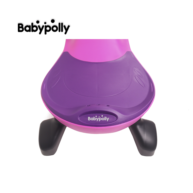 New Model China Kids Baby Slide Car Colorful Cheap Swing Car Ride On Toys With Push Bar