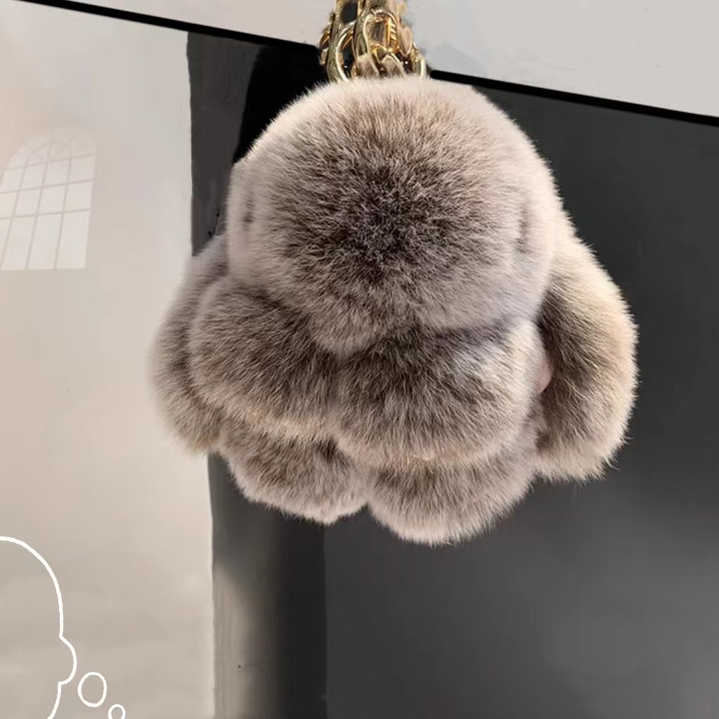 s direct cute cute rabbit plush pendant bag accessories car key chain Animal doll
