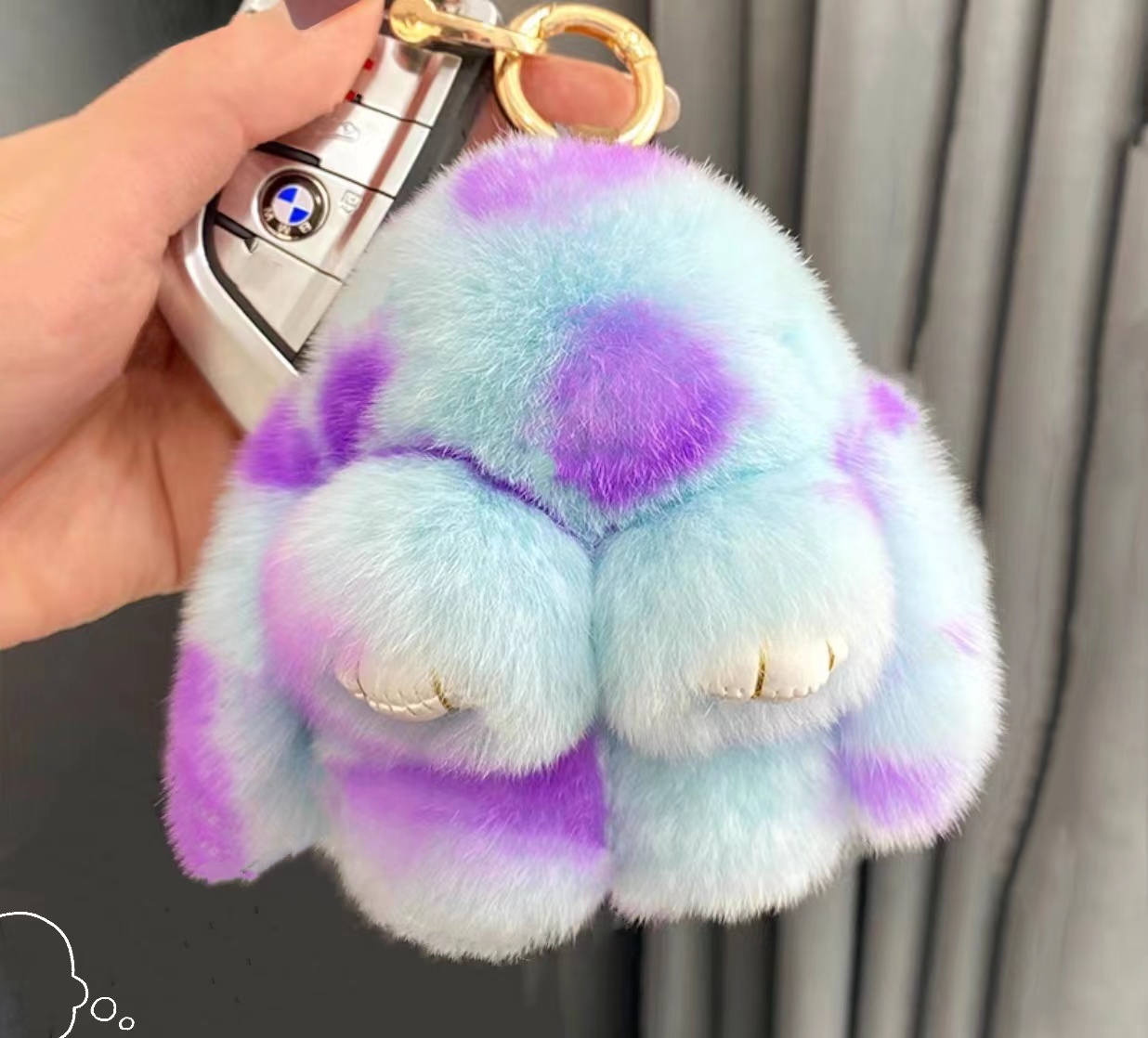 s direct cute cute rabbit plush pendant bag accessories car key chain Animal doll