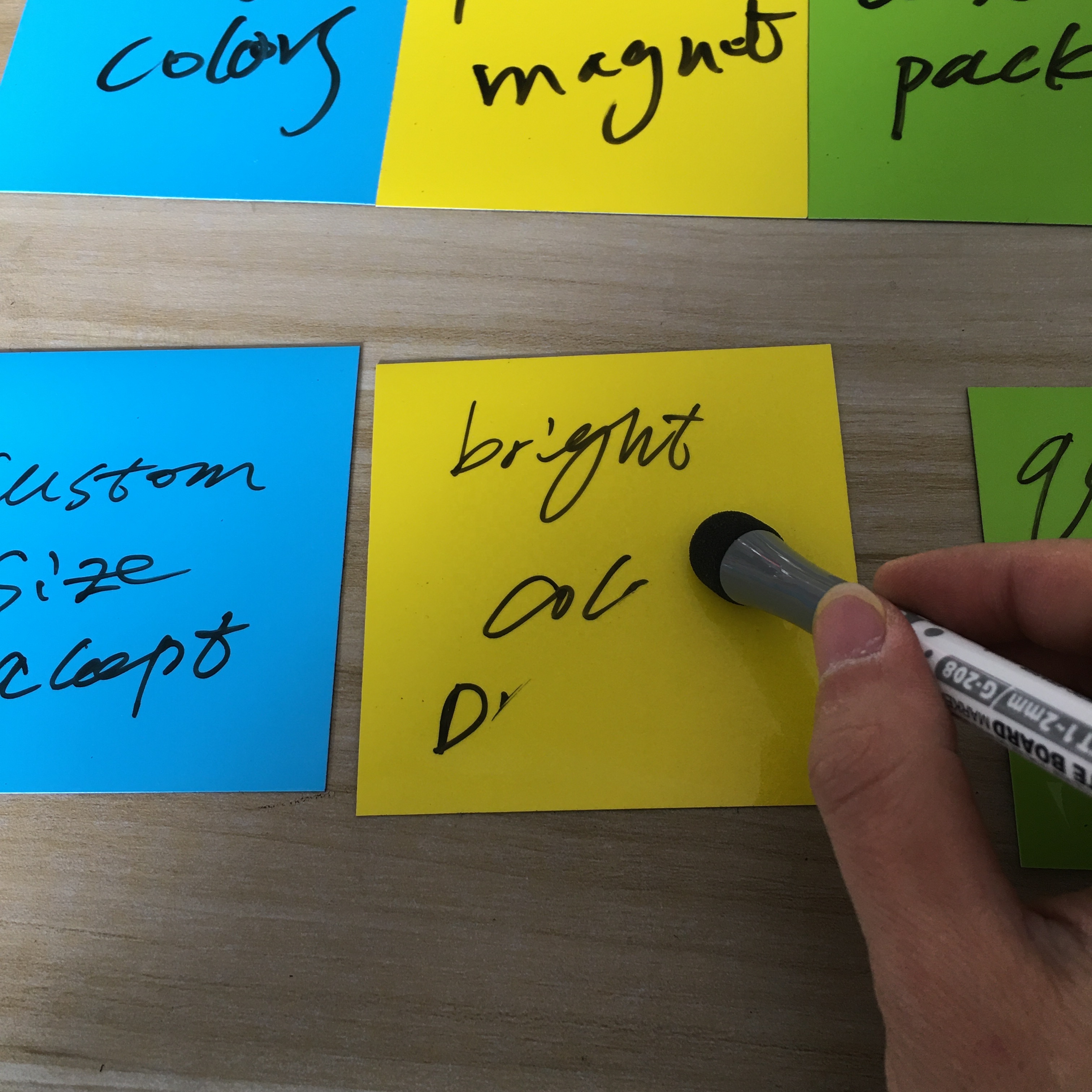 Inseparable Waterproof Washable;Bright Colorful Magnetic Dry Erase Labels,erasable label sticker magnets for organized