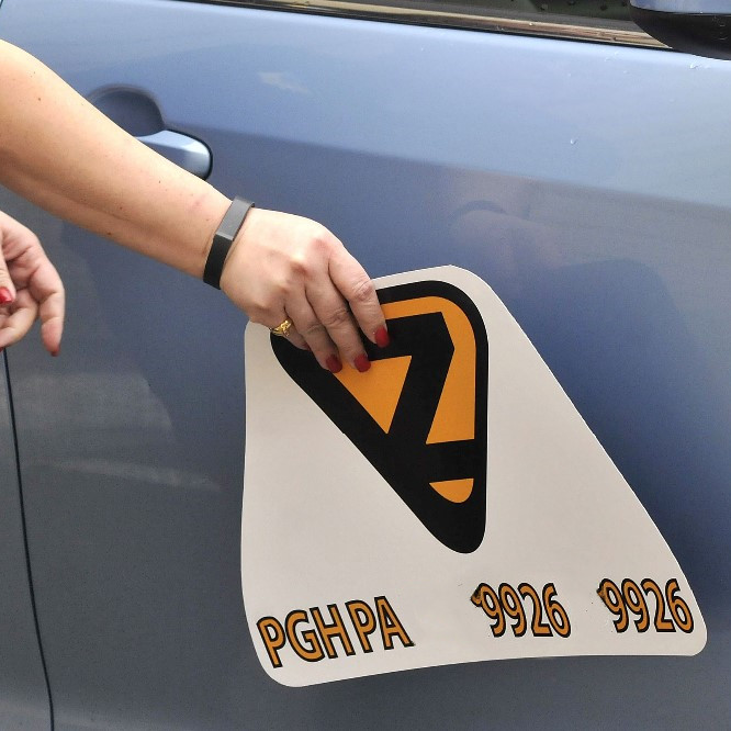  Student Driver Magnetic Safety Car Sign Holiday Halloween Decals Waterproof Vinyl  Magnetic Car Sticker