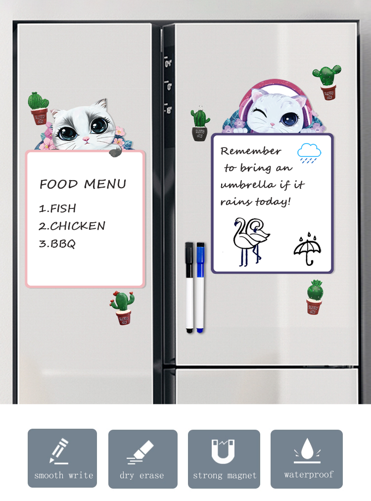  Lovely Animal Fridge whiteboard Magnetic Dry Erase Whiteboard