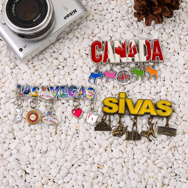 Professional  ization of high-quality Canada Tourist Souvenirs Refrigerator Stickers