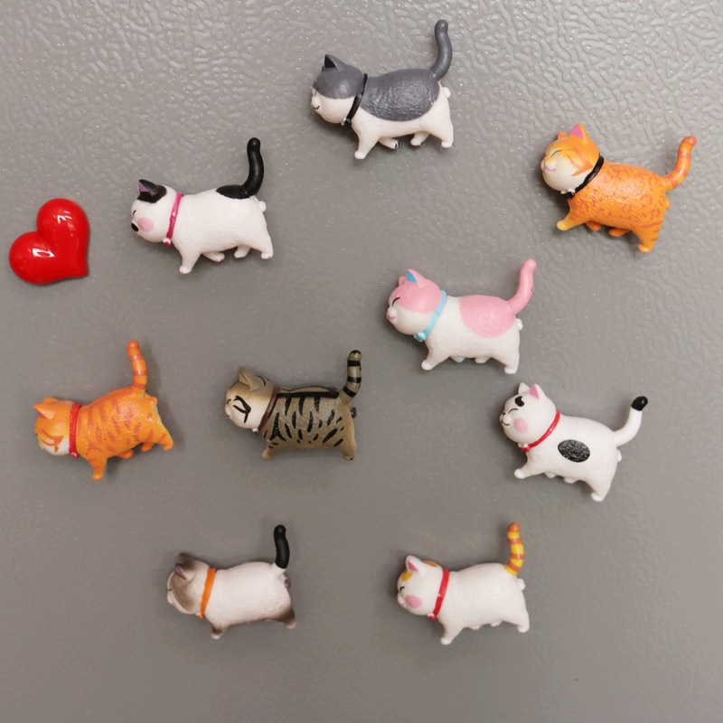 9 styles Ornament for Home Kitchen Decor Map Note Calendar 3D Kitchen Decor Cute Fridge Stickers Cat refrigerator magnet