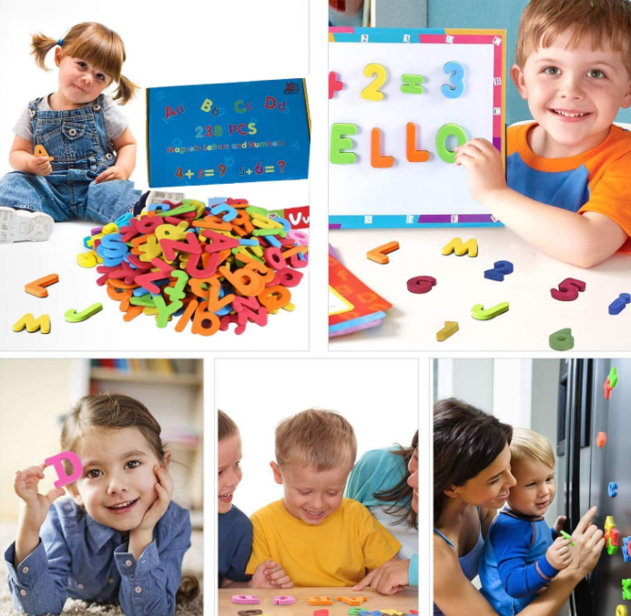 Foam Magnet Letters EVA Alphabet Magnetic Letter Soft Magnetic Sticker For Kid