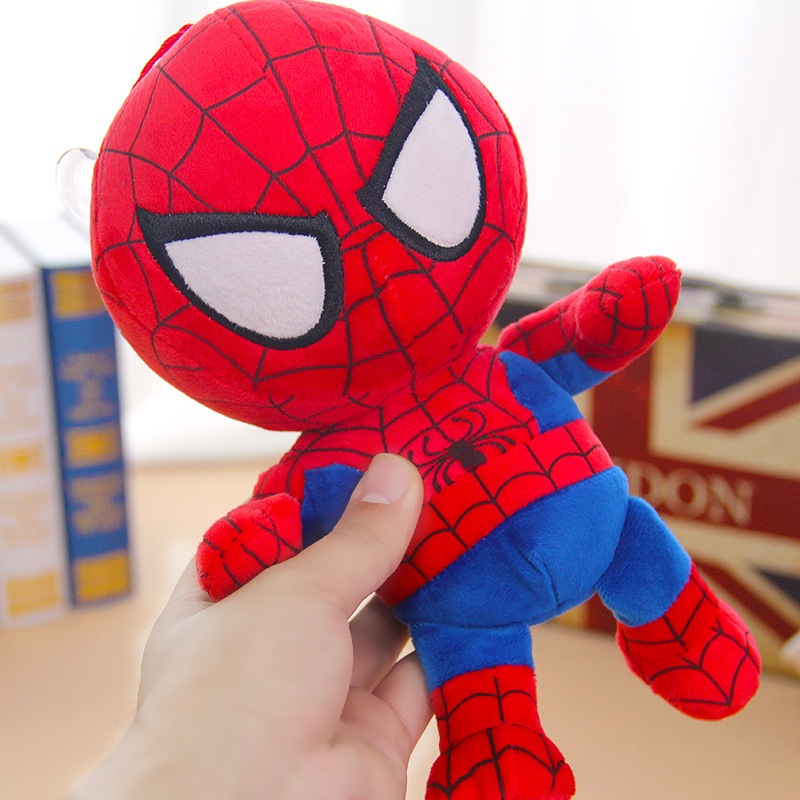 Cute Anime Plush Toys Movie Doll Bat Man Loki Stuffed Soft Toy Movie Doll Spiderman America Captain Bat Man Iron Soft Pl