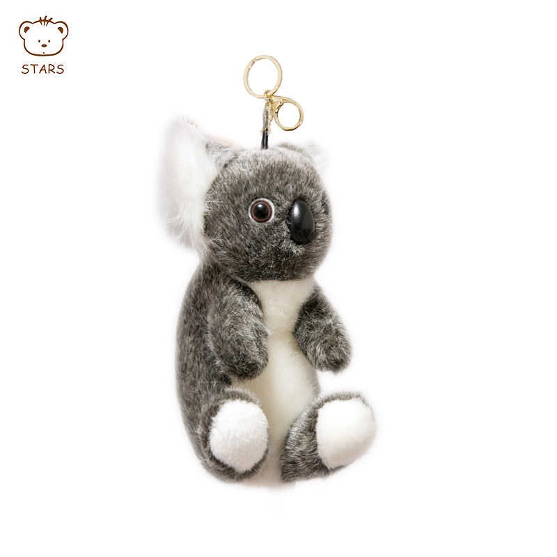 Plush panda keychain  various design animal plush keychain
