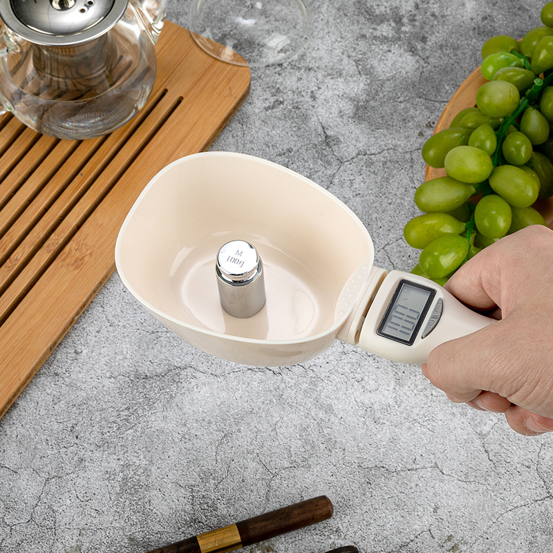 High Accuracy Digital Jewelry Pocket Plastic ABS Spoon Electronic Pet Pocket Scale Digital Spoon Scale 500g 0.1g