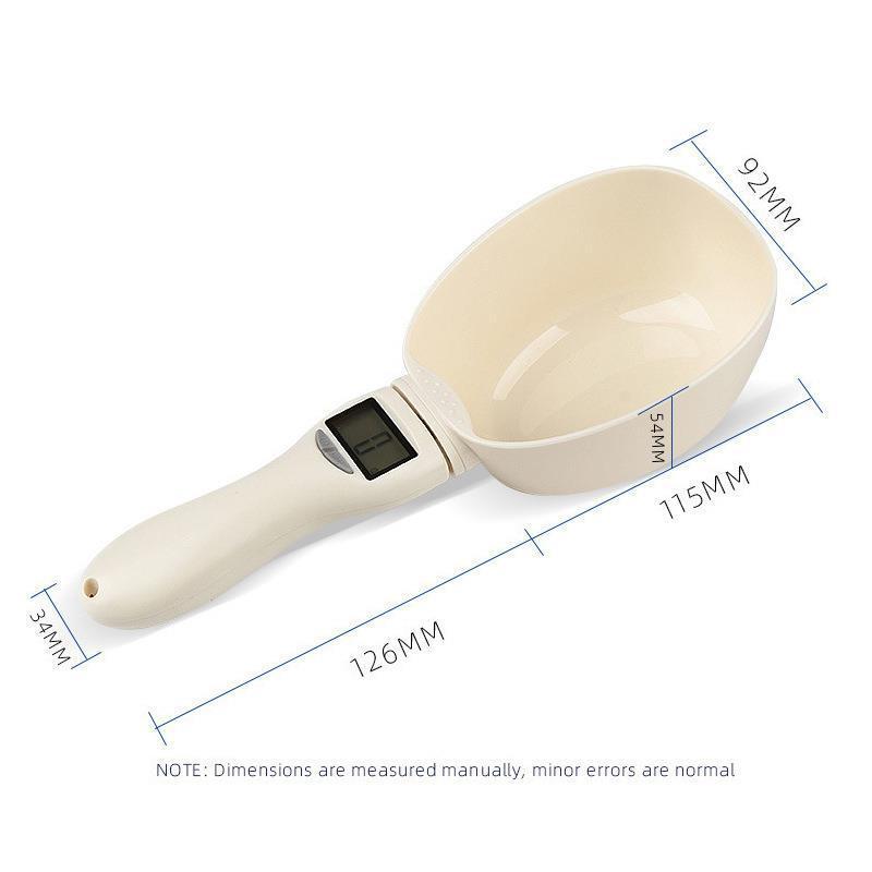 Electronic weighing scale for pet cat food cats dogs pet products measuring spoons for cat food dog food measuring and w
