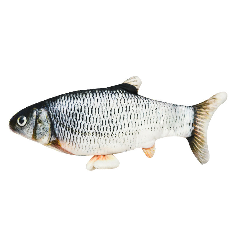 30CM Electronic Pet Cat Toy  USB Charging Simulation Fish Toys for Dog Cat Chewing Playing Biting