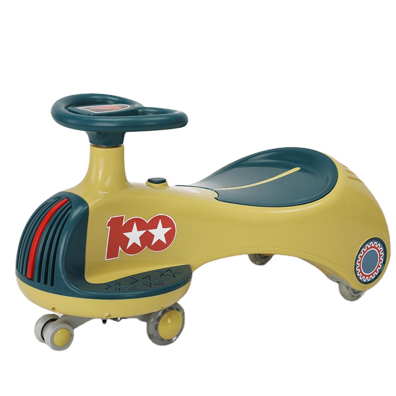  Ready to Ship Baby Toy Ride On Car Music PU Flash Light Children Twist Car Kid Swing Car