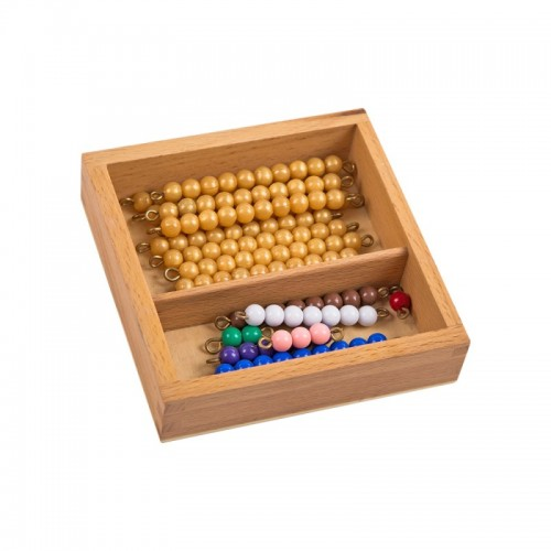 Montessori Wooden Box for Teen Board Math Material for Kids Early Educational Toy