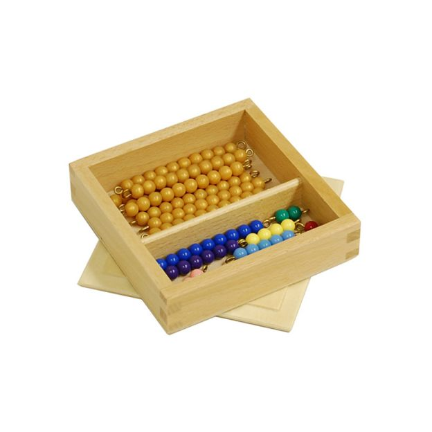 Montessori Wooden Box for Teen Board Math Material for Kids Early Educational Toy