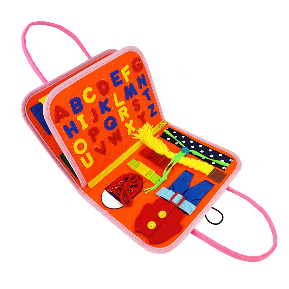   Montessori functional board multifunction shape matching math busy board learning