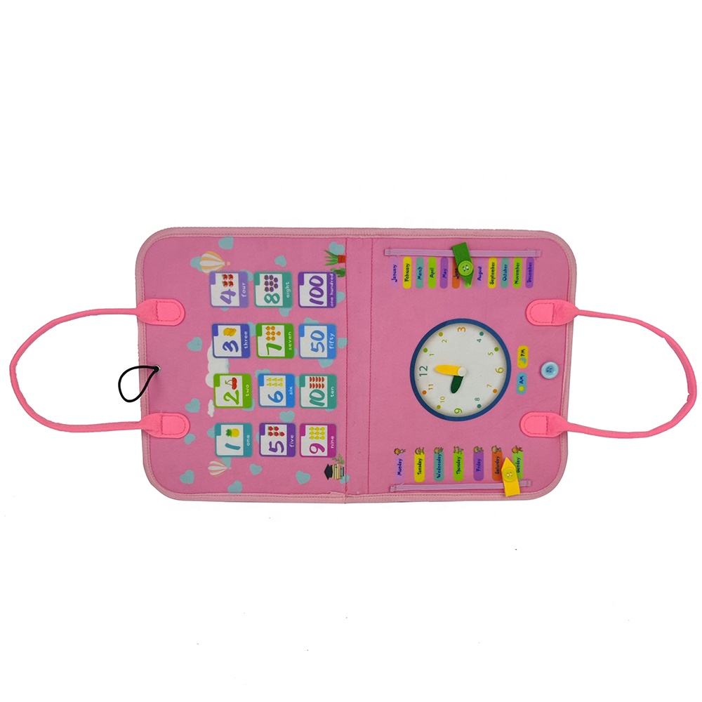   Montessori functional board multifunction shape matching math busy board learning