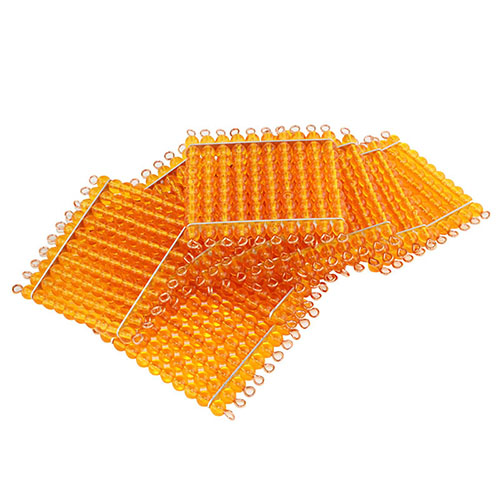 Montessori Math Beads Materials Thousand Cube Decimal System Math Learning Tools for Kids