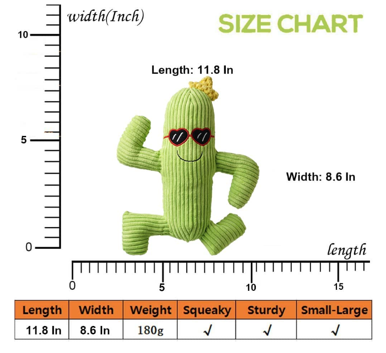  molar cute cactus plush funny sounding  dental care durable low-price luxury hot sell dog pet toy