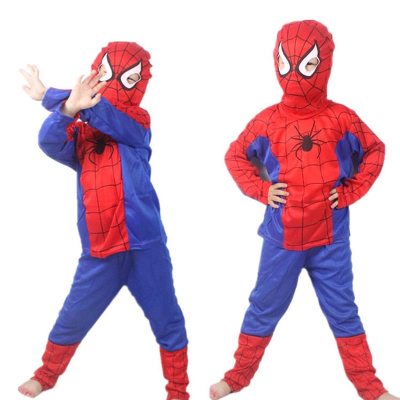 Cosplay Costume for Children Clothing Sets Spider Man Suit funko pop spiderman
