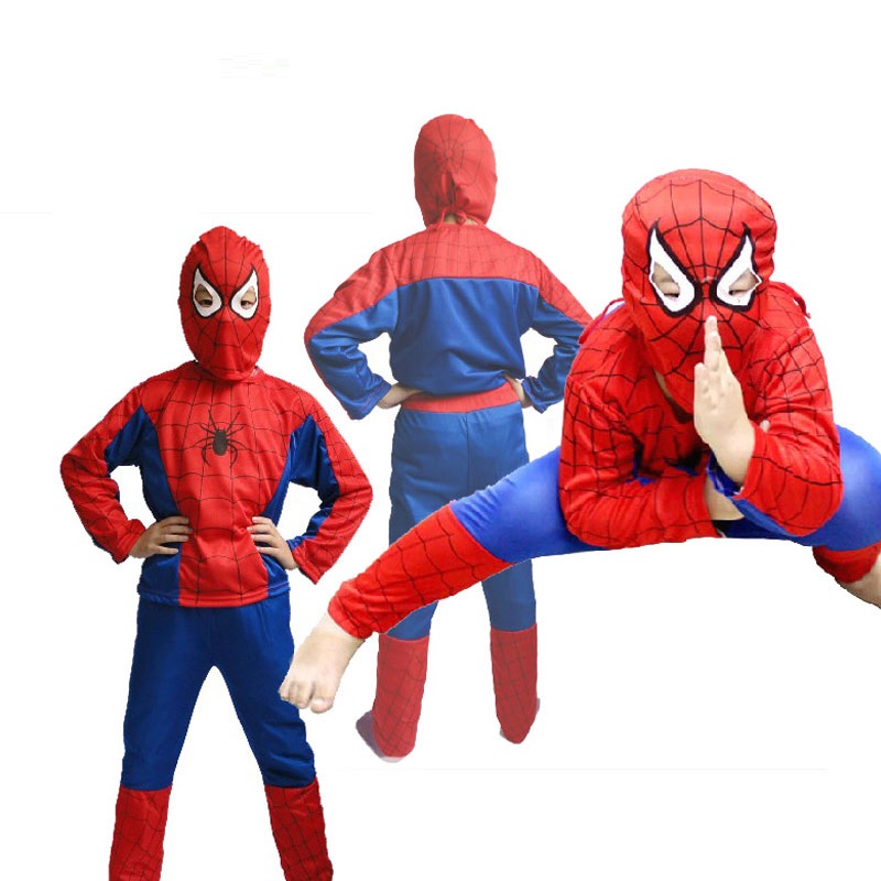 Cosplay Costume for Children Clothing Sets Spider Man Suit funko pop spiderman