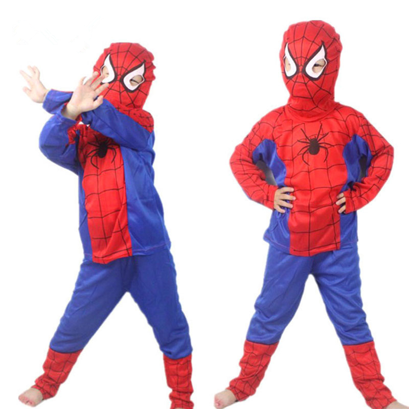 Cosplay Costume for Children Clothing Sets Spider Man Suit funko pop spiderman