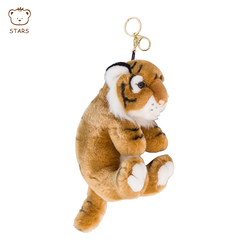 Plush tiger keychain  various design animal plush keychain