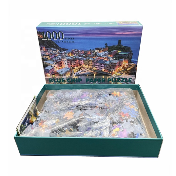Adult 1000 Pieces Printing Puzzle Toy With Colorful Styles