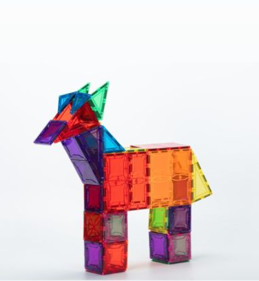 multiple shapes magnetic building tiles 108pcs magnetic building tiles BPA free magnetic blocks educational toys kids