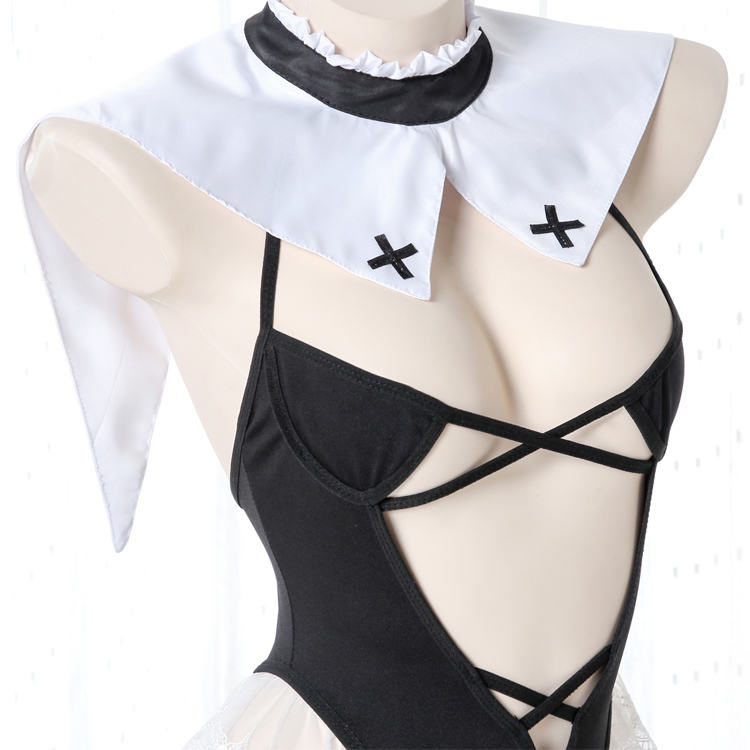 Sexy women cosplay nuns Uniform lingerie Halloween cosplay costume Underwear