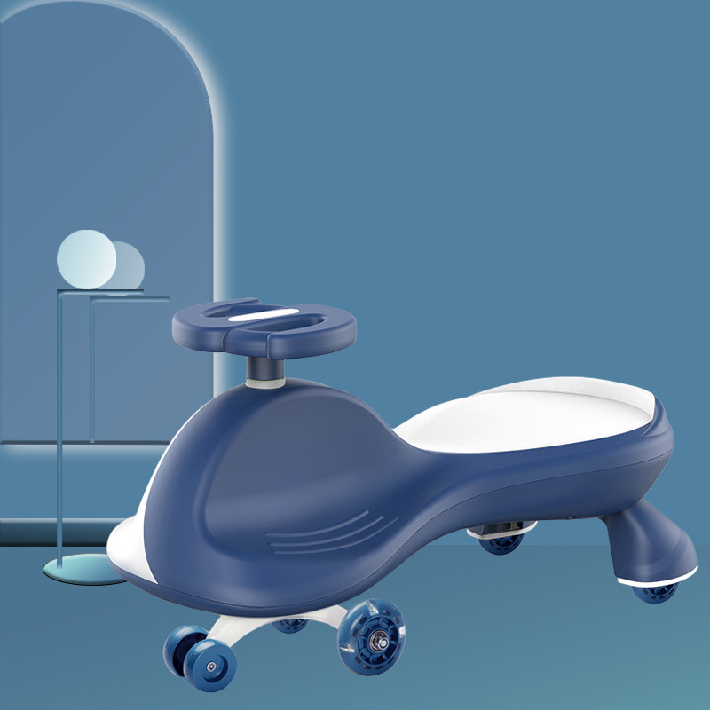 china hot sale  toy Children Baby Twist Car Swing Wiggle Car with led music light Baby Swing Car r