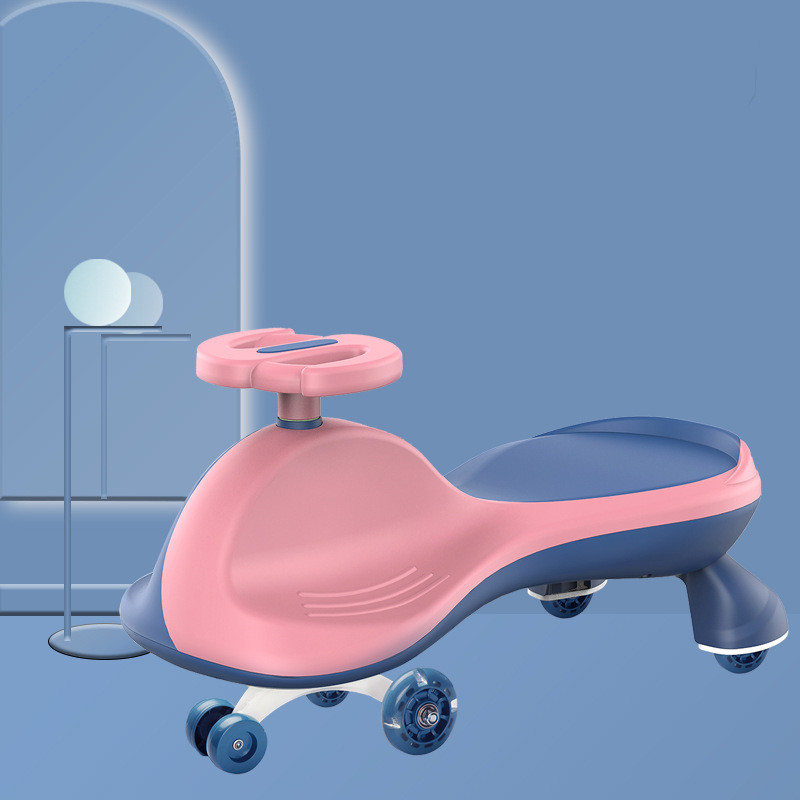 china hot sale  toy Children Baby Twist Car Swing Wiggle Car with led music light Baby Swing Car r