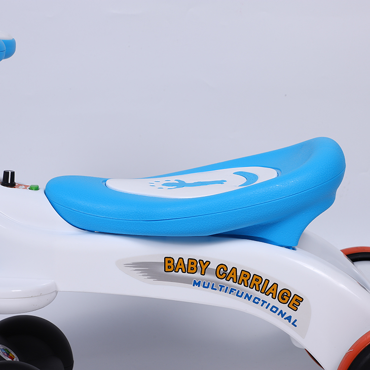 Amazon hot sale indoor and outdoor toy children's swing car blue red twist car