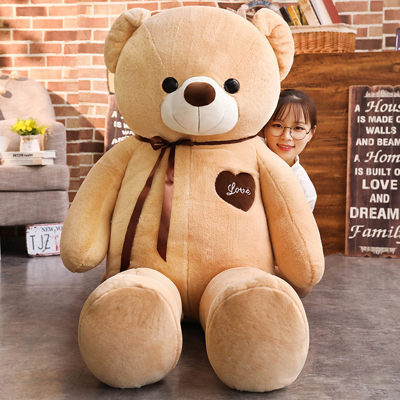 Big Size Toys 60cm-180cm Giant Teddy Bear Plush Toy Large Size Hugging Bear Doll