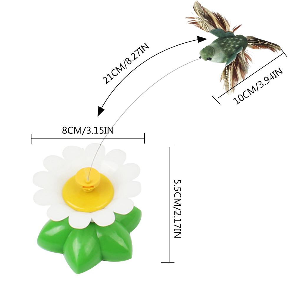 Electric Rotating Colorful Butterfly Bird Cat Dog interactive automatic electron Toy Funny Intelligence Trainning