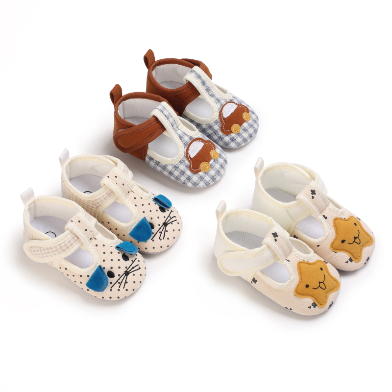 Baby soft soled casual toddler shoes for boys and girls 0-1 year cute cartoon baby shoes