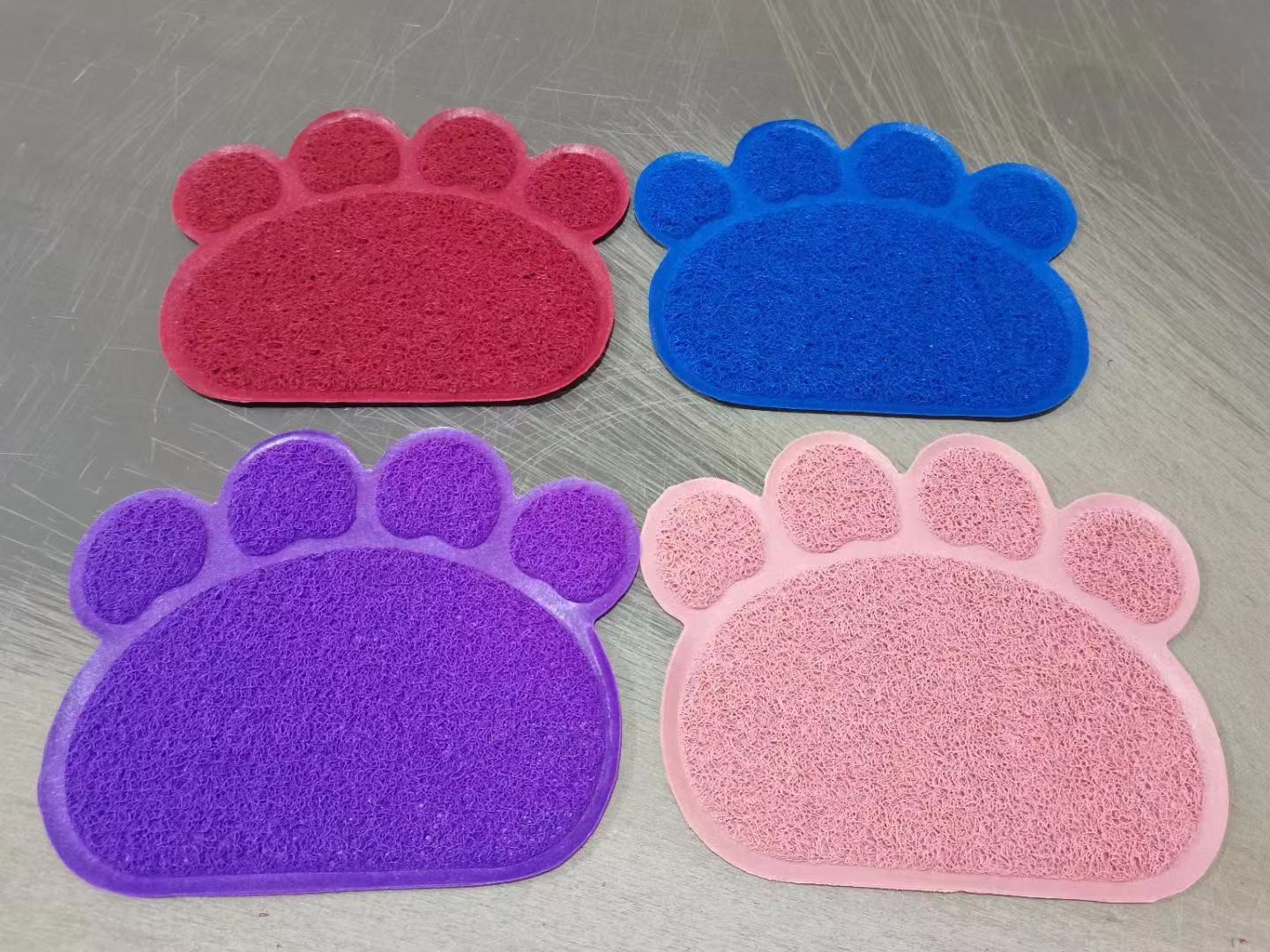 Different Colors Fashion Design Pet Shop Feeding Pvc Pet Mat