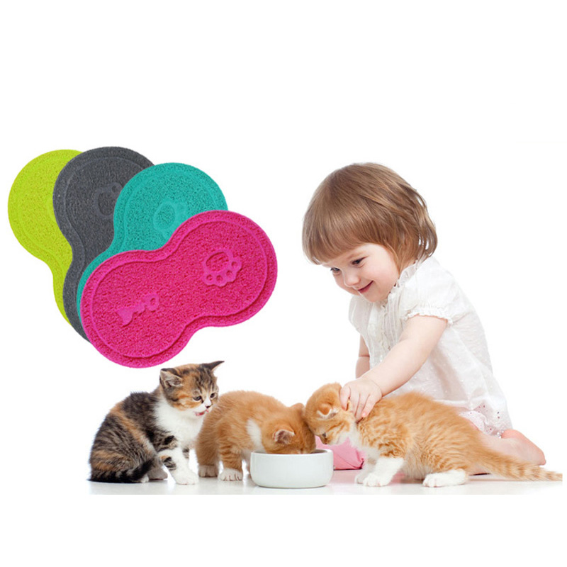 High quality  summer fashion luxury large dog feeder bowl cloud-shaped silicone mat pet cat
