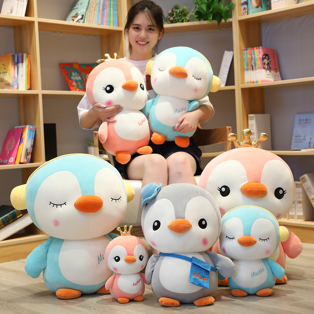 Hot Selling Penguins Plush Toys Baby and Kids Gifts Animal Birds Soft Toys Advertising and Promotional Gifts