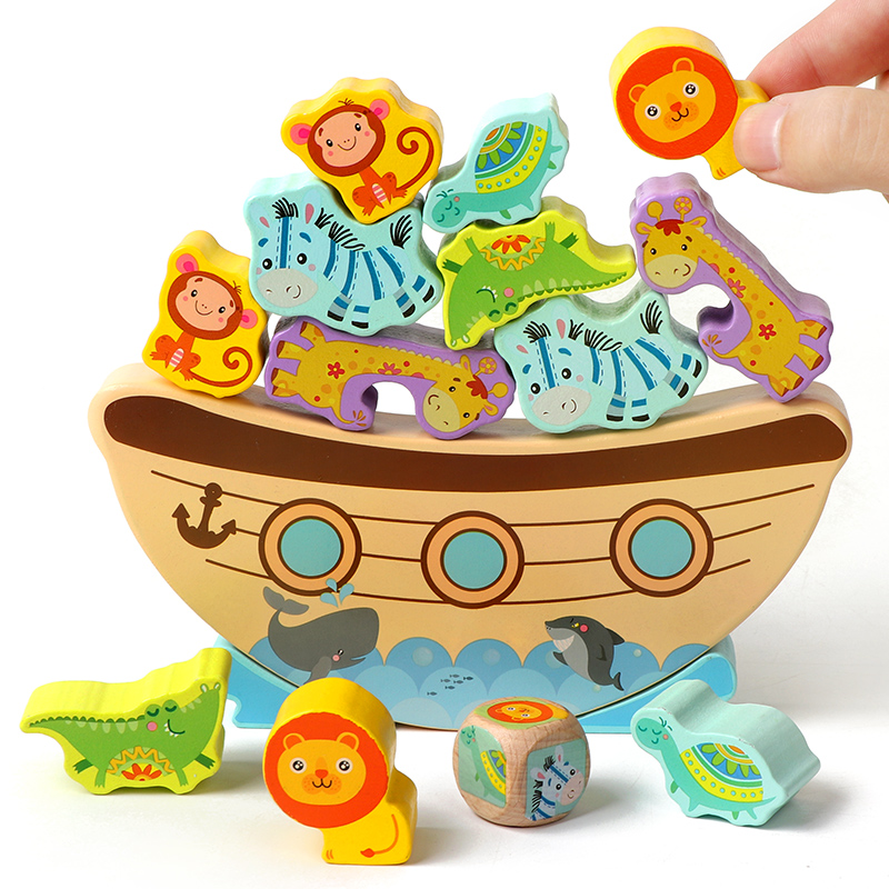 Hot Sale Bird Animal Balance Block Stacking Games Educational Toys