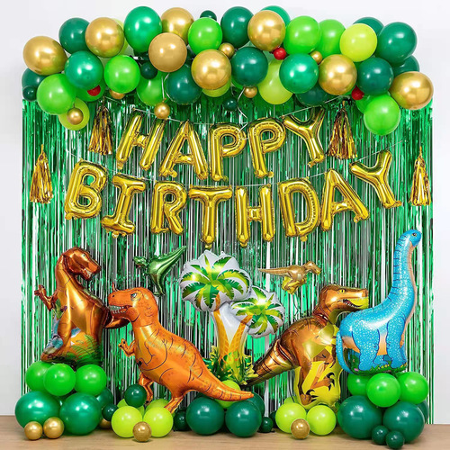 Party supplies Dinosaur Balloons Kids Boy Birthday Party Decorations Jungle Party Supplies Baby shower