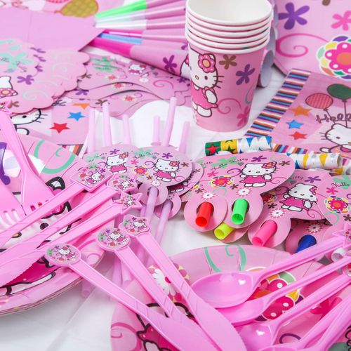 New Arrivals 16pcs Kid Birthday Decorations Favors Unicorn Party Supplies  Princess Party Set Birthday Party Su
