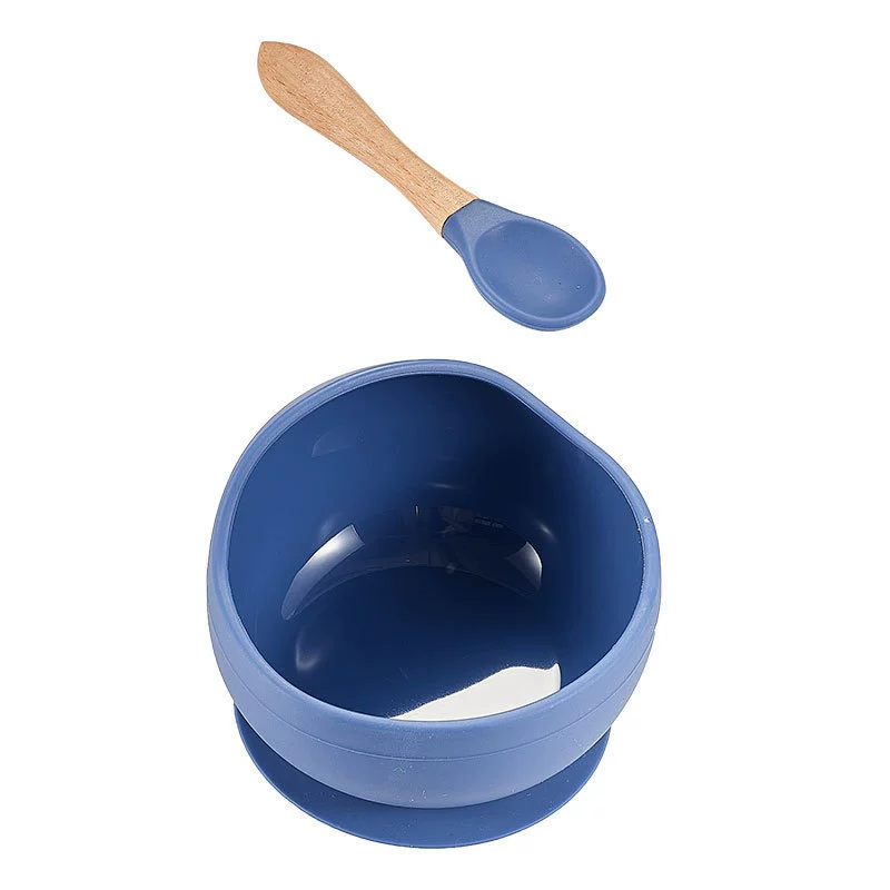 New Design Food Grade Baby Feeding Bowl  Silicone Baby Suction Bowl
