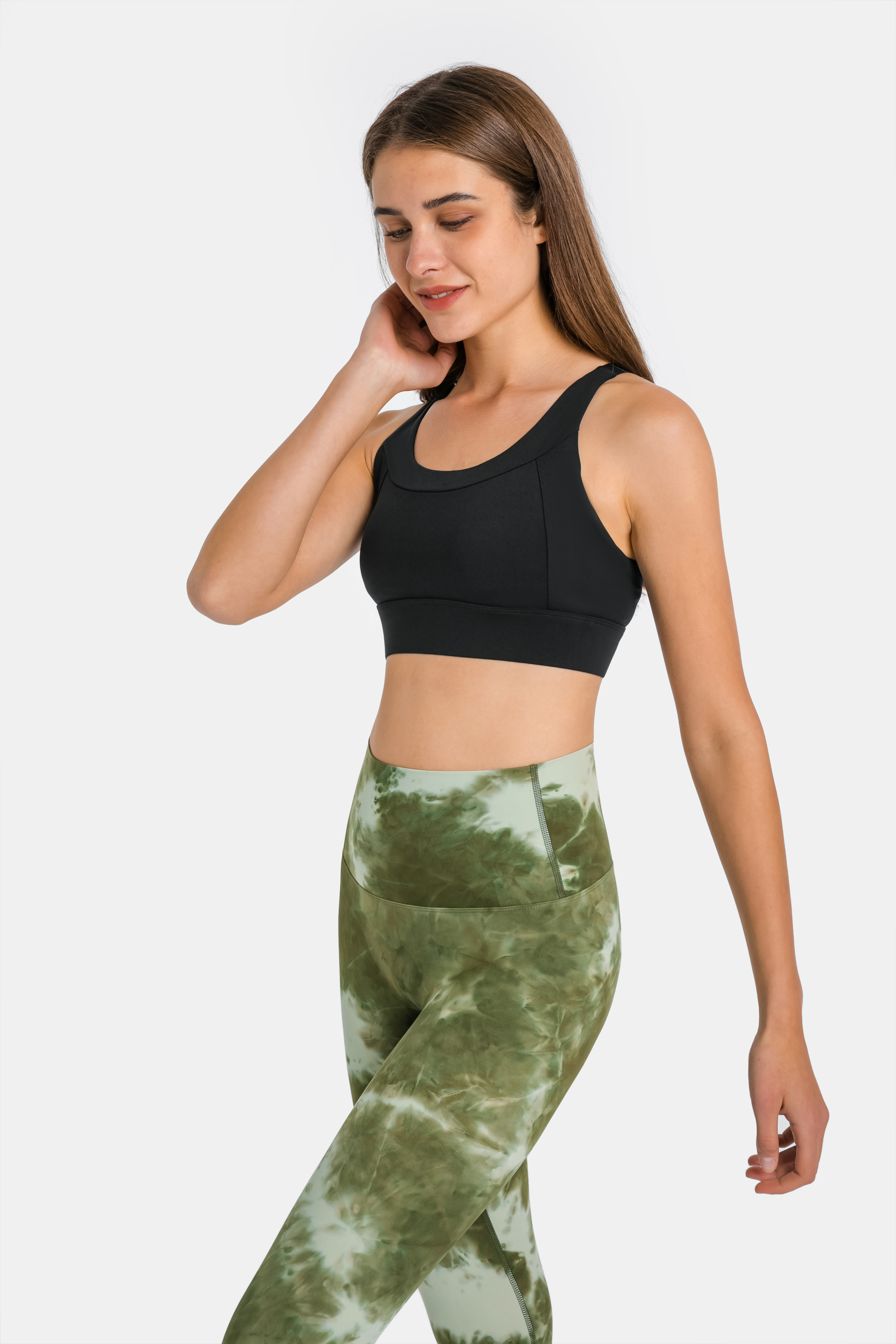 New style integrated pad high elasticity adjustable women yoga bra sports bras