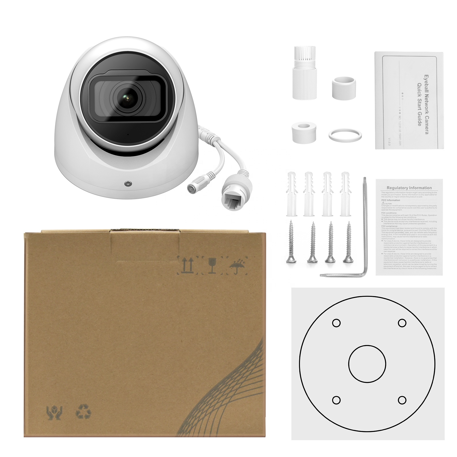  price 4k video security AHD TVI CVI  surveillance outdoor ip66 waterproof 8mp hd Dome CCTV camera