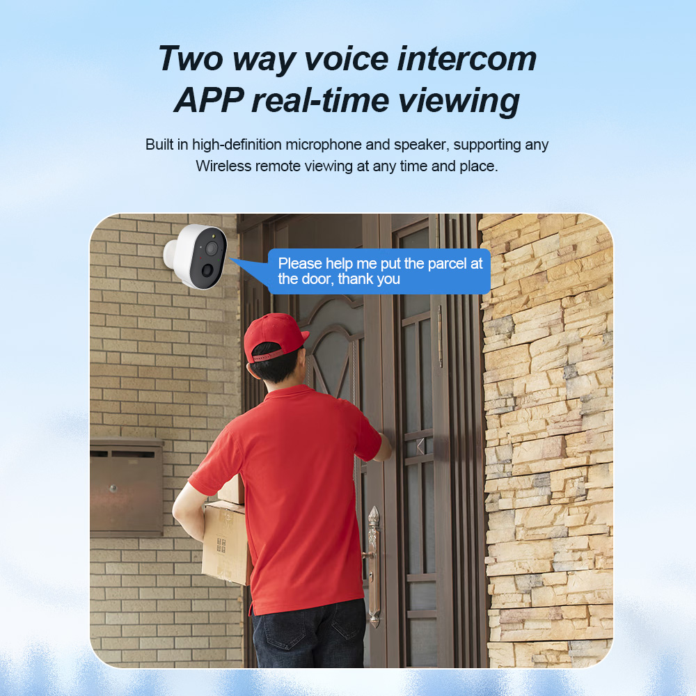 Amazon Top Sellers Solar Wireless Smart IP Pir Home Surveillance 2K 3MP Wifi Battery Outdoor Security Camera for home