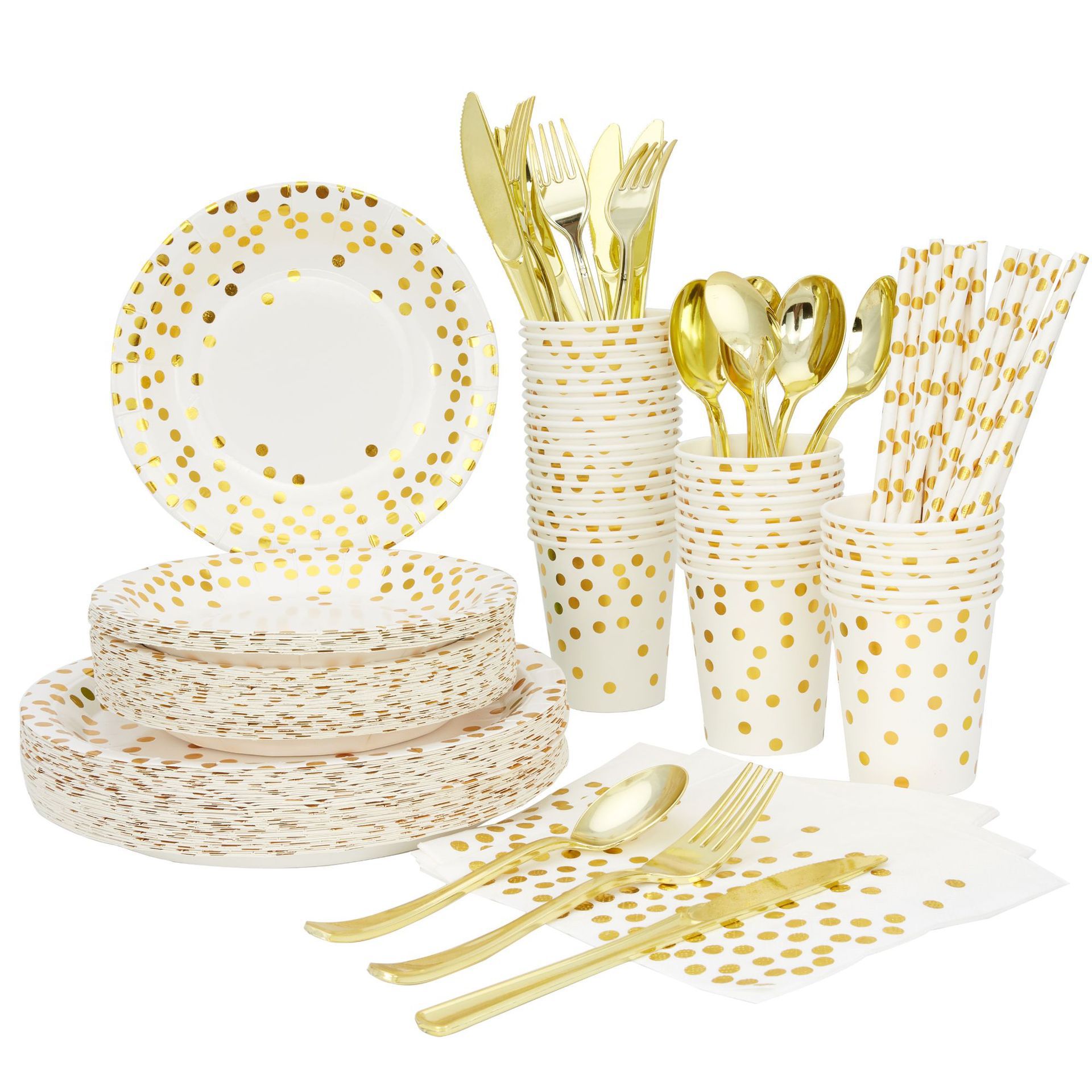 Disposable Party tableware table decorations Supplies birthday wedding Christmas Valentine Paper Cup Plate Napkin set fo